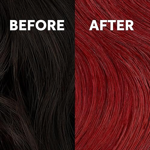 Vista 33 de COLORCHARM VIVID DARKS Permanent Cream Color Vibrant Hair Color for Naturally Dark Bases Lifts 3-4 Levels, No Bleach Needed Nourishing Lipids