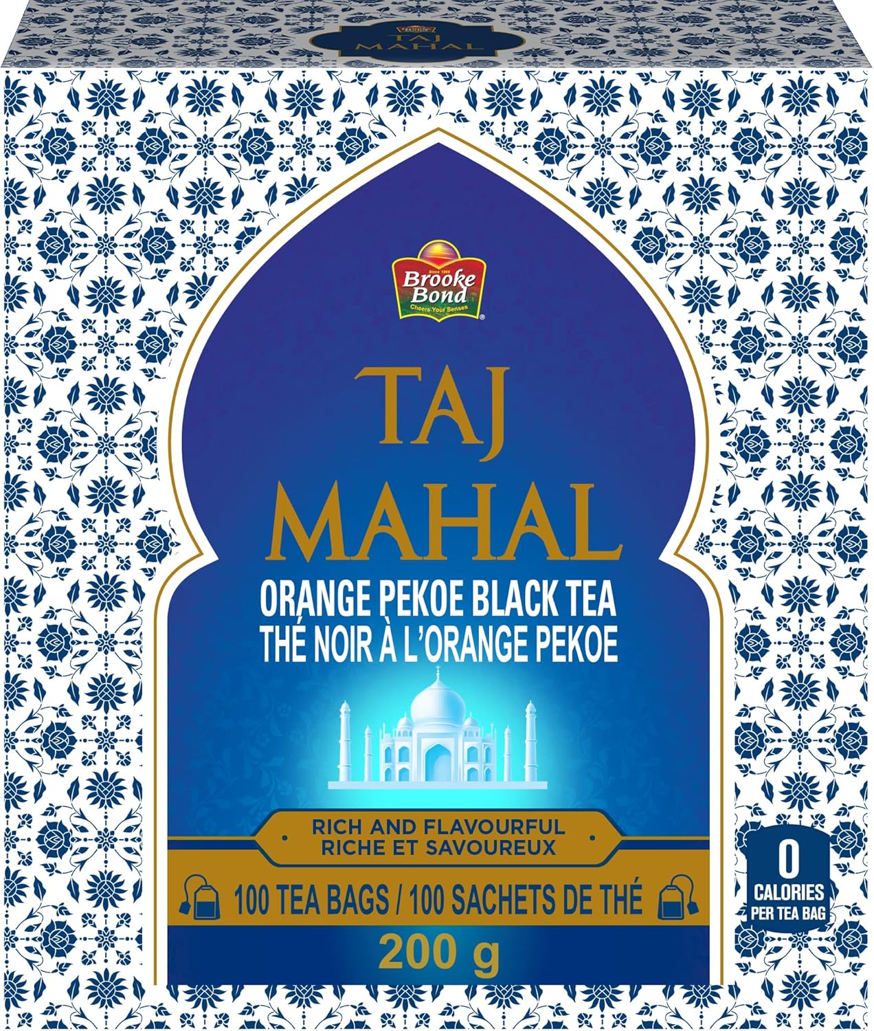 Unilever Taj Mahal Instant Black Tea Bag 100 Pack Amazon.ca Grocery