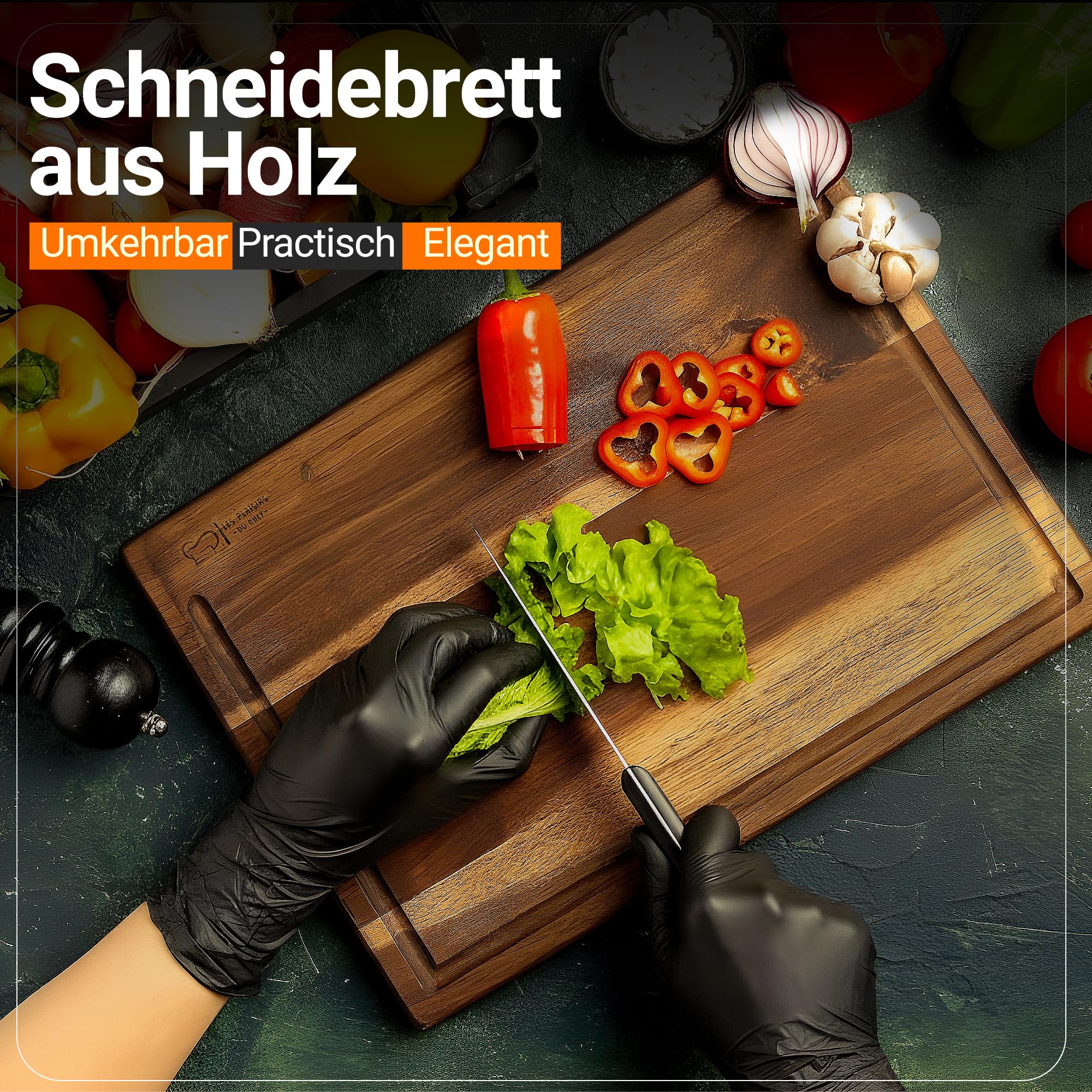 Schneidebrett Holz 4er Set Akazienholz – Holzbrett Holzschneidebrett Küche | Holzbrett, Holzschneidebrett, Küche