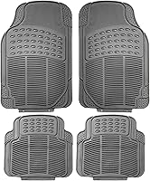 Vista 27 de FH Group Climaproof™ Juego de alfombrillas de vinilo antideslizantes recortables de 3 filas, ajuste universal para automóviles, camiones y SUV Negro