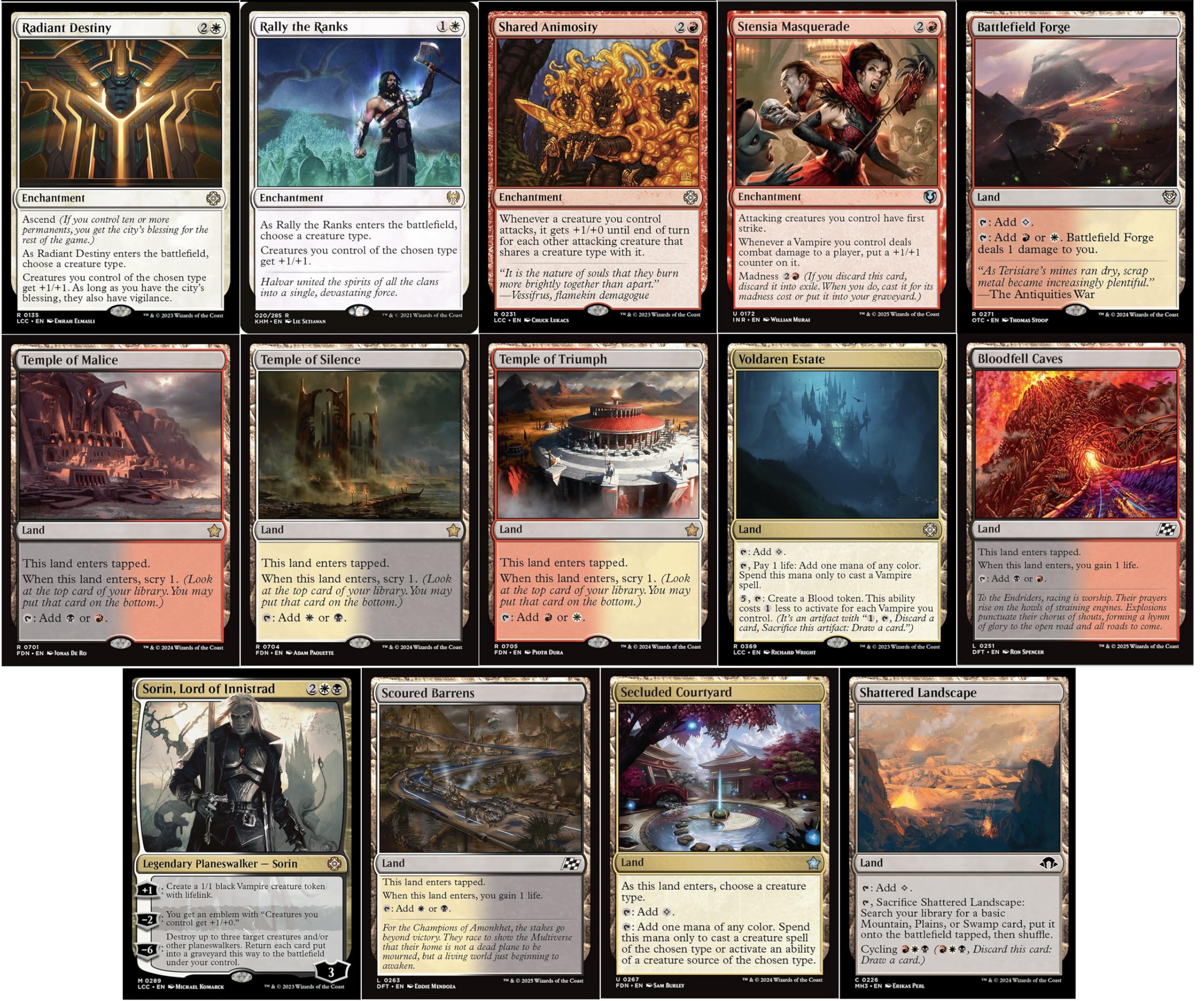 Amazon.com: Elite Commander Vampire Deck - Edgar Markov - Mardu