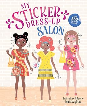 My Sticker Dress-Up Salon Reusable Sticker Activity Book for Endless Creative Play!