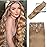 LORIEN Clip in Hair Extensions Real Human Hair, 18 Inch 100g, 27 Honey Blonde, Clip in 100% Brazilian Remy Human Hair Extensions 8pcs Per Set with 18 Clips Double Weft