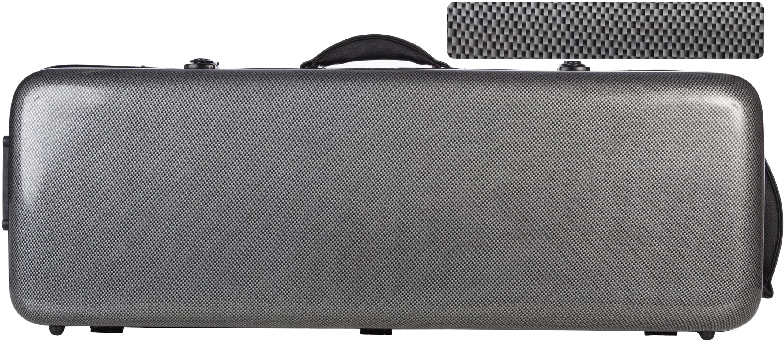 Custodia per Viola Fiberglass 38-43 Oblong carbone M-case + borsa musicale