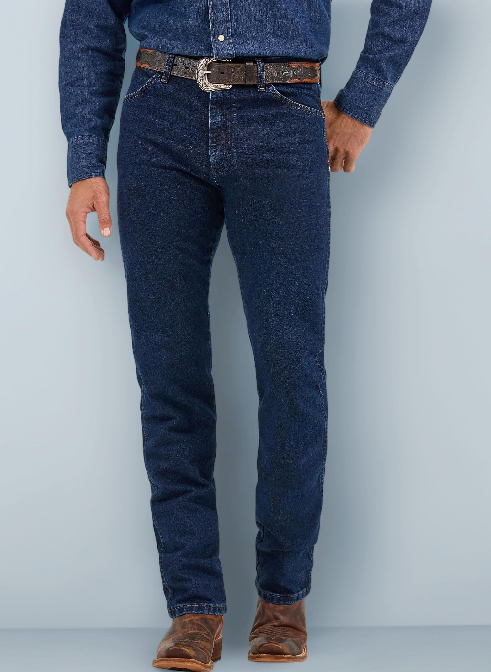 WRANGLER Texas Stretch Regular Tapered Men's Jeans