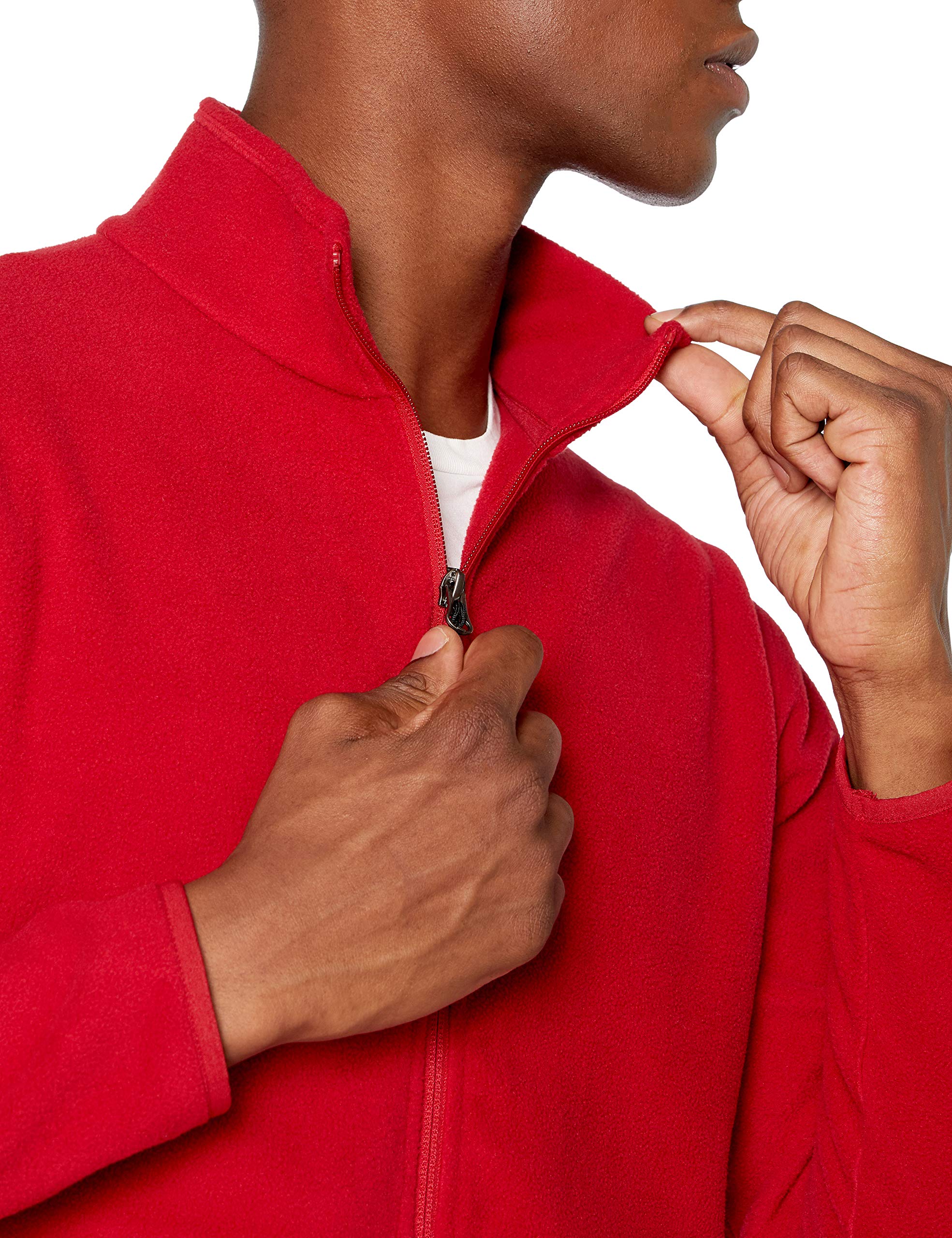 Amazon Essentials Giacca in Pile con Cerniera Intera (Disponibile in Taglie Big And Tall) Uomo