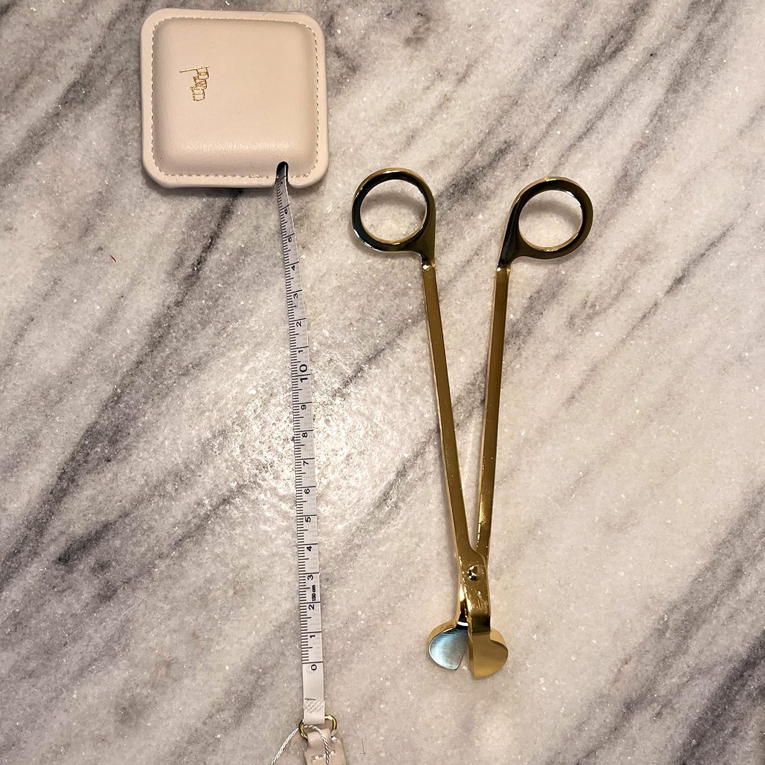 Paddywax Candle Accessories Wick Trimmer, Shiny Brass : Home & Kitchen