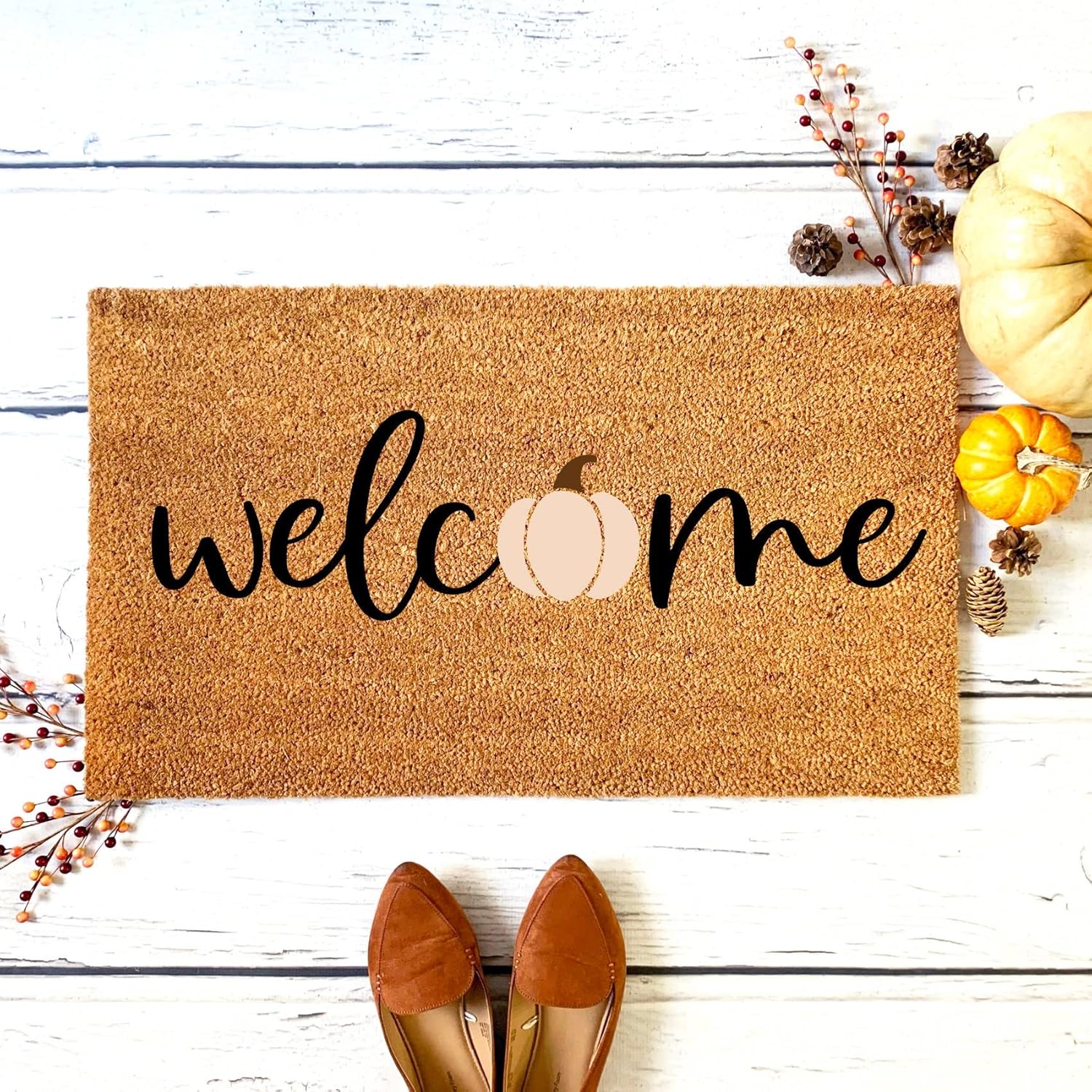 Atsbh Pumpkin Fall Doormat, Fall Mat, Fall