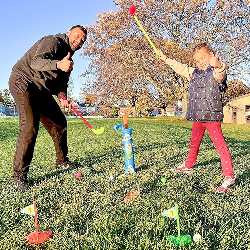 Miniatura 9 de Liberry Juguetes para niños de 2, 3, 4, 5 años, regalo de Navidad, cumpleaños, juego de palos de golf para niños
