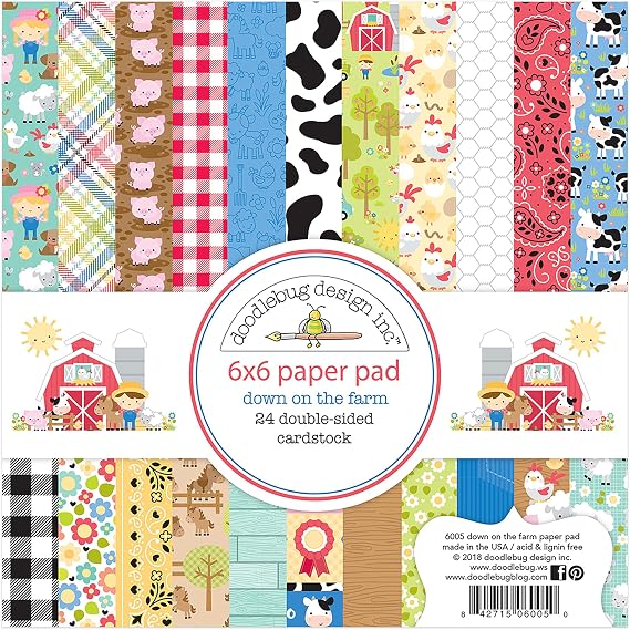 Doodlebug Double-Sided Paper Pad, Multicolor
