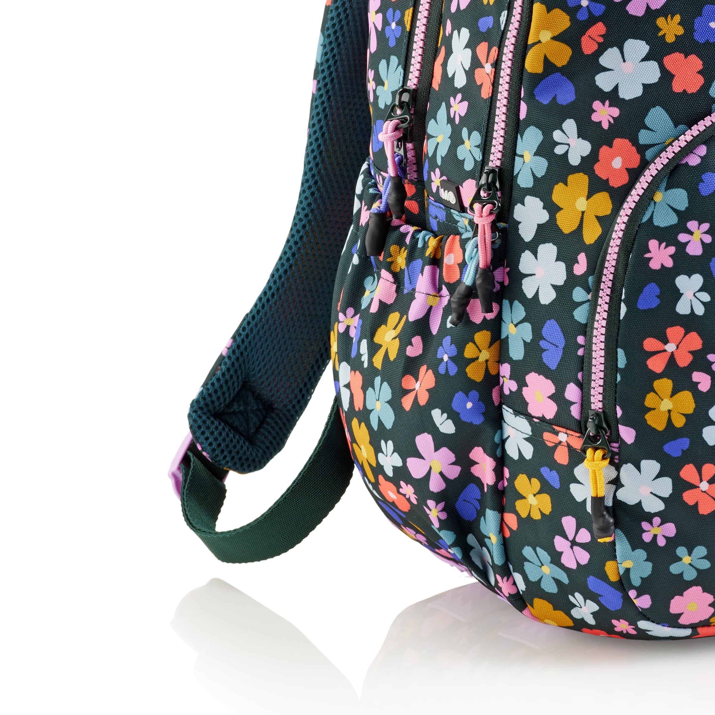 Miquelrius - Mochila Escolar 27 L Triple Compartimento, Spring Night | Doble Cremallera, Espalda Acolchada y Tiradores Metálicos para Separar y Acceder Fácilmente al Material