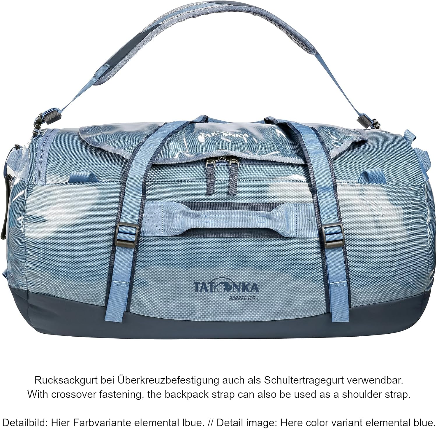 Tatonka Durable Travel Bag with Stowable Backpack Shoulder Straps