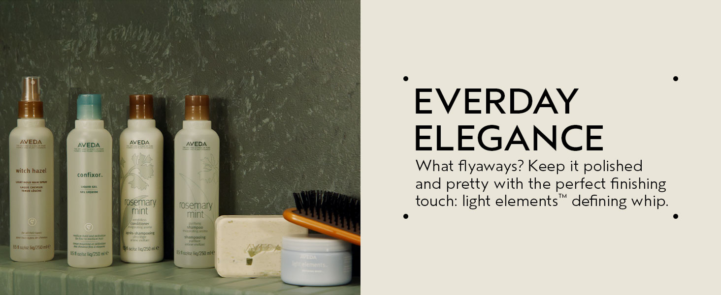 Aveda Light Elements Defining Whip | Hair Styling Wax | Lightweight | Adds Texture & Medium Hold, 4.2 Ounce
