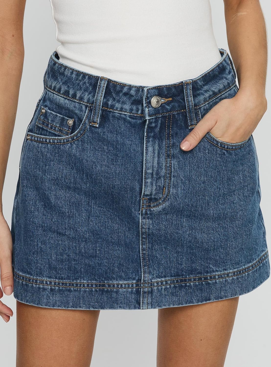 Princess Polly Women's Gazelle Denim Skort