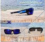 FLEX RIG – Lunettes de soleil polarisés pour hommes, Tough & Léger TR90 Cadre, Lunettes de soleil sport pour la pêche au vélo