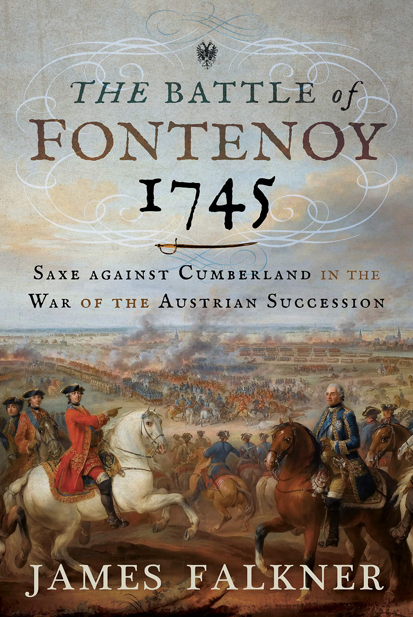BATTLE OF FONTENOY 1745Saxe against Cumberland in the War of the Austrian Su...