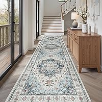 Vista 60 de Madane Alfombra Pasillera Lavable - Alfombras Pasilleras 2x6 para Pasillos de 6 Pies Antideslizante Vintage Alfombra Pasillera de Cocina