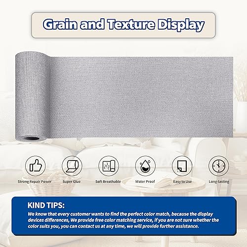 Vista 278 de Parches de reparación de lino grueso, parches de tela de lino autoadhesivos, 8 x 11 pulgadas, 2 unidades, multicolor, se pueden utilizar