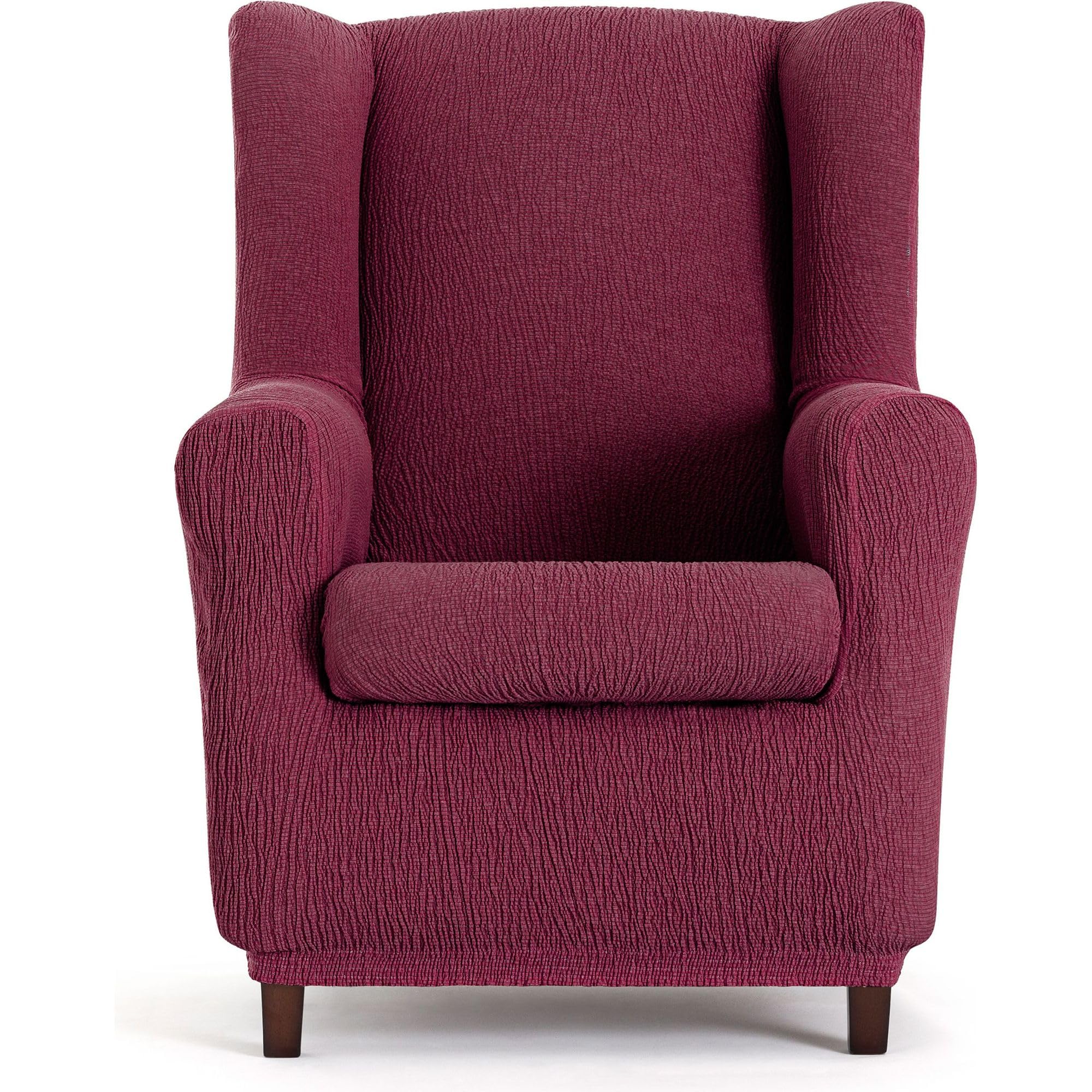 ECOMMERC3 Universal and versatile armchair cover – Bordeaux protective armchair cover, easy to install for back, seat and arms