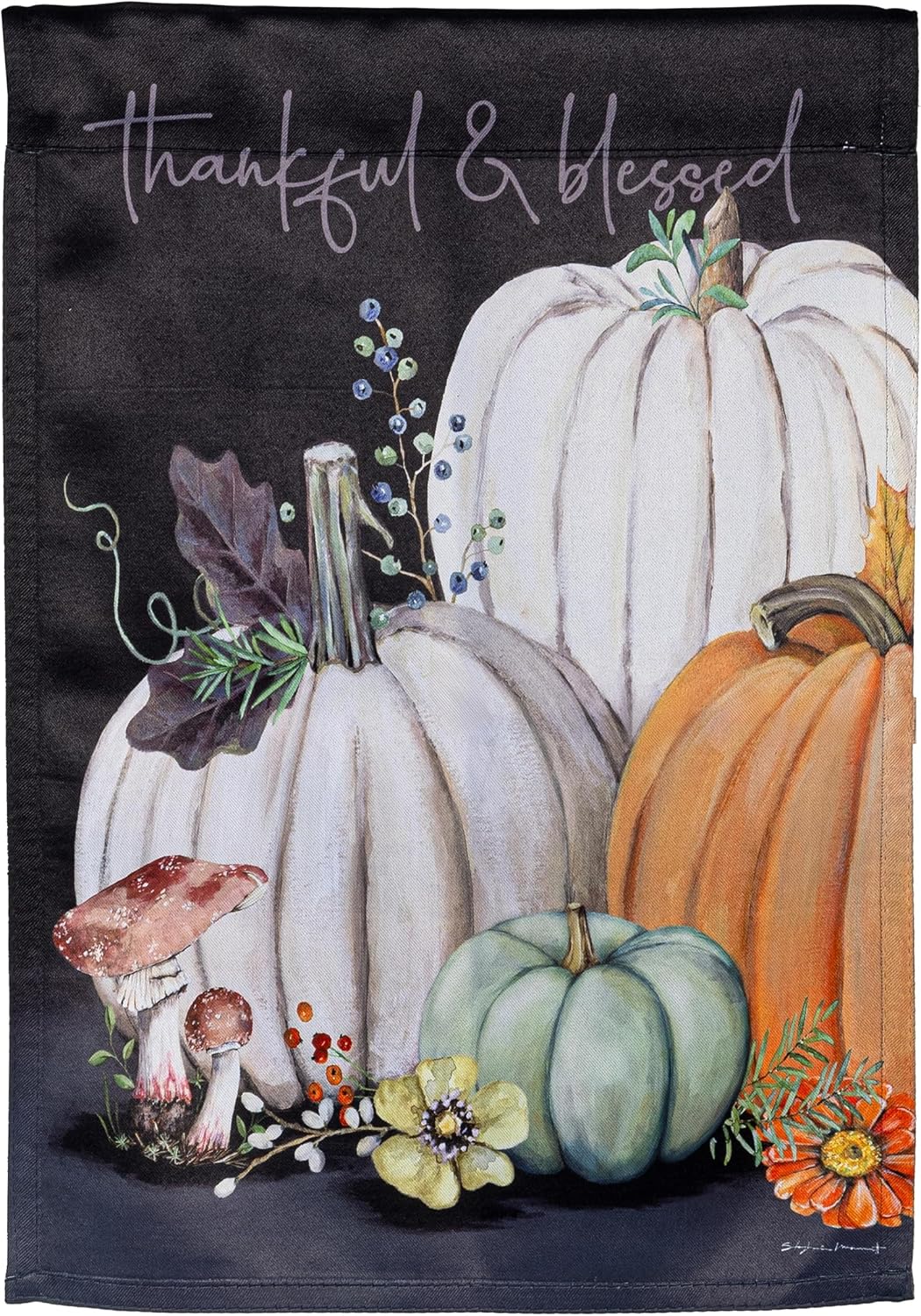 Evergreen Flag Home Sweet Home Fall Garden Flags 12x18 Double Sided, Small Welcome Garden Flags for Outside, Autumn Decorations for Home, Porch, Yard