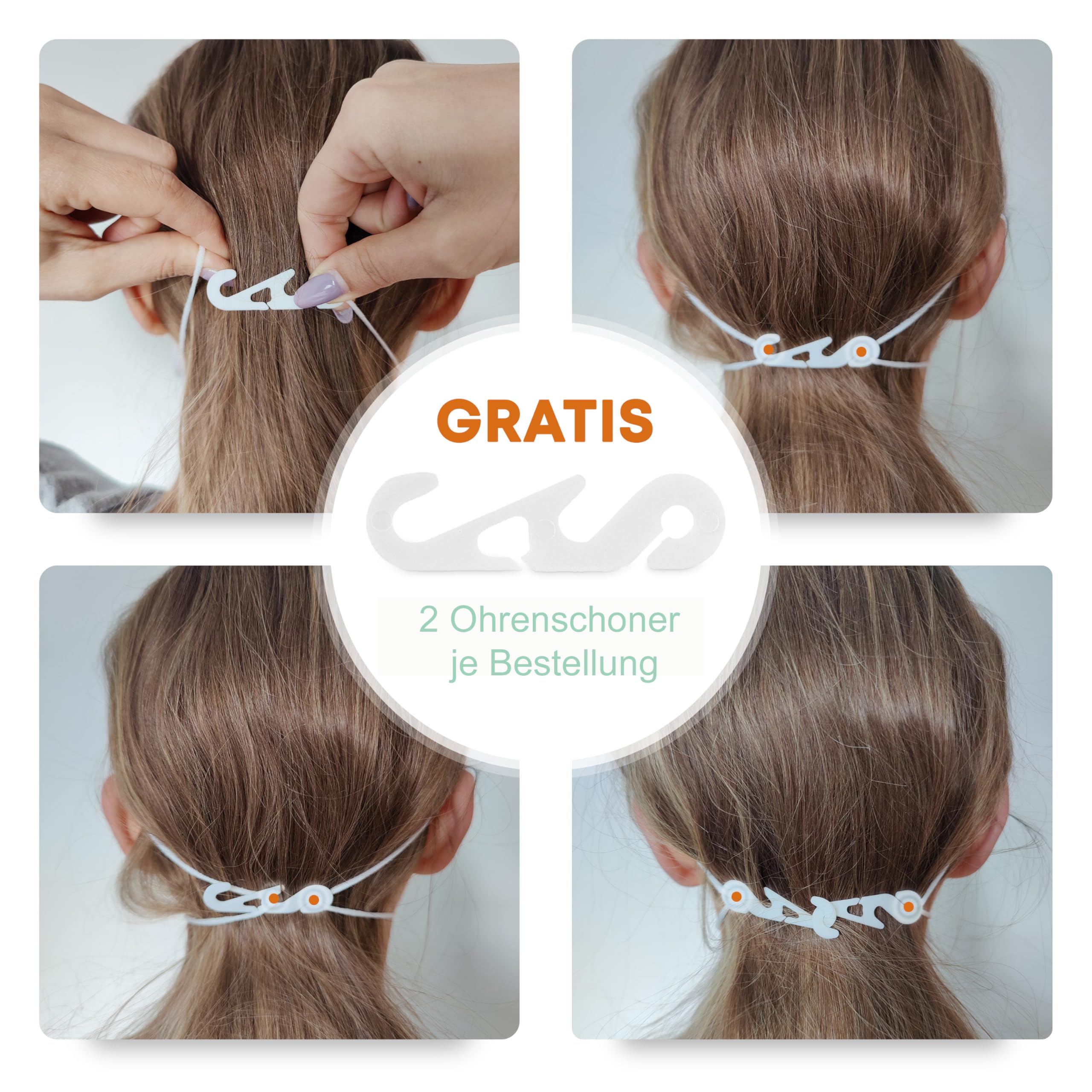 kela Masques respiratoires FFP2 avec 2 économiseurs d'oreilles | Fabriqué en Allemagne | Masque respiratoire climatiquement neutre avec capacité respiratoire