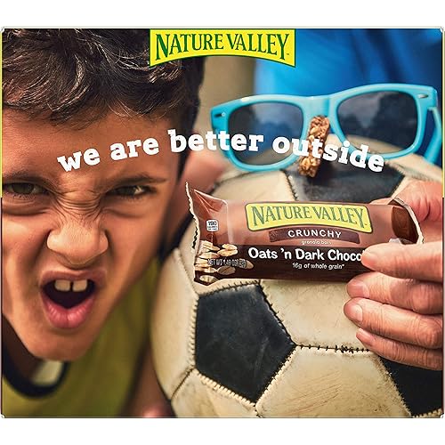 Vista 39 de Nature Valley Barras de granola crujiente, almendra tostada, 1.49 onzas, 6 unidades, 12 barras (paquete de 12)