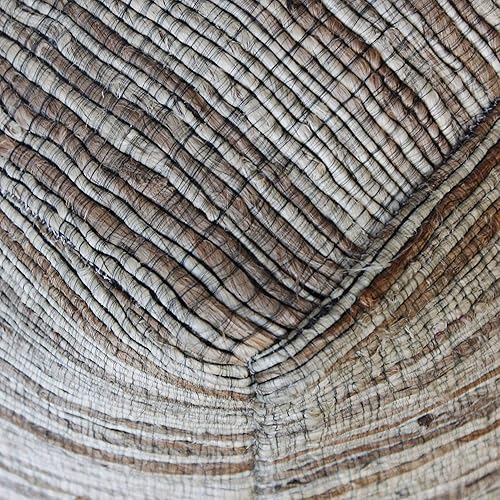 Miniatura 3 de Uttermost Puf otomano de cáñamo beige Shiro