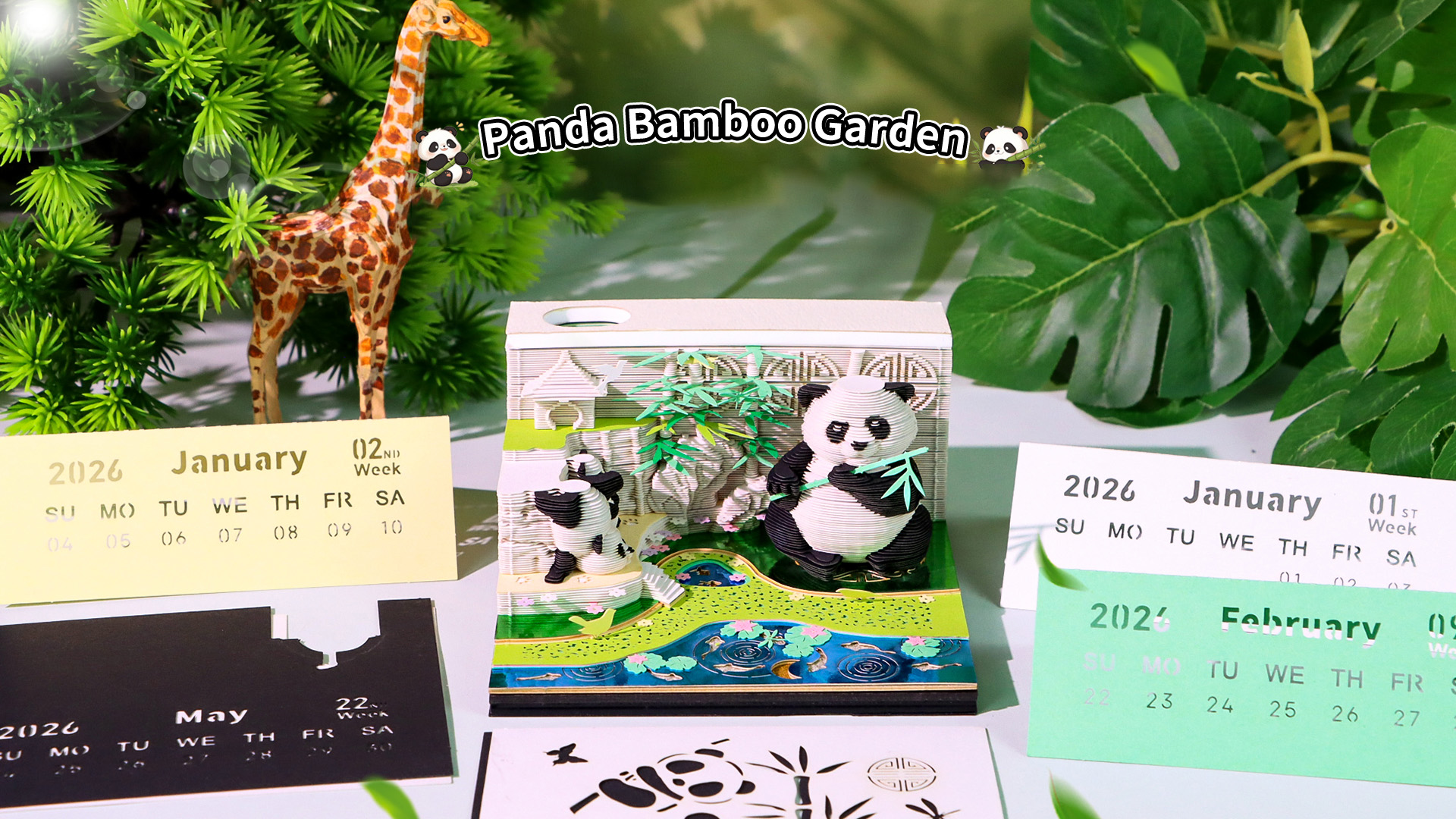 Amazon.com: SIWEME 3D Calendar 2026 Paper Art Memo Pad,Tear-Away