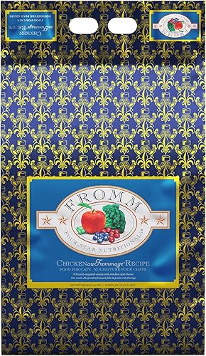 Fromm Four-Star Nutritionals Chicken Au Frommage - Comida seca prémium para gatos, receta de pollo, 10 libras