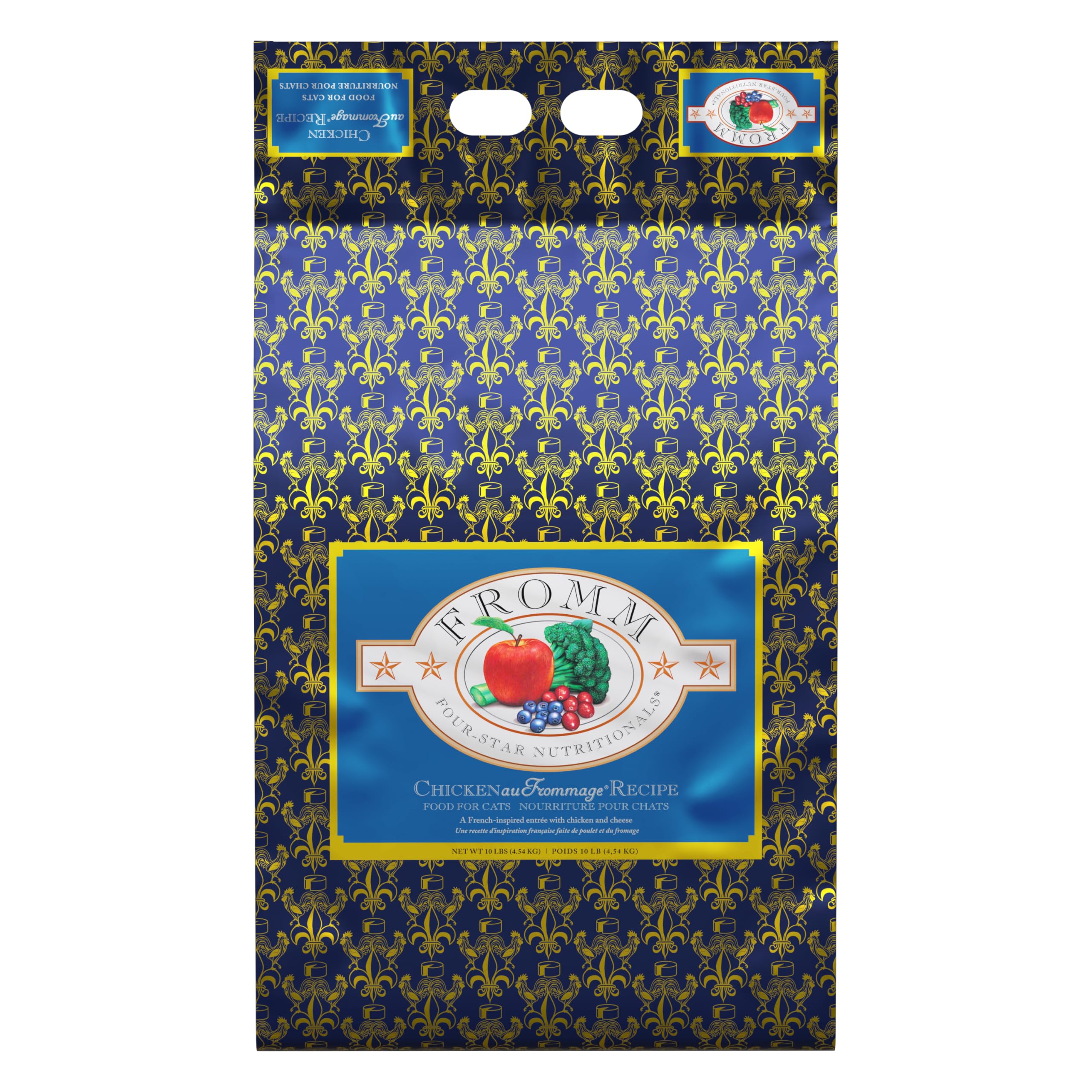 Fromm Four-Star Nutritionals Chicken Au Frommage Cat Food - Premium Dry Cat Food - Chicken Recipe - 10 lb