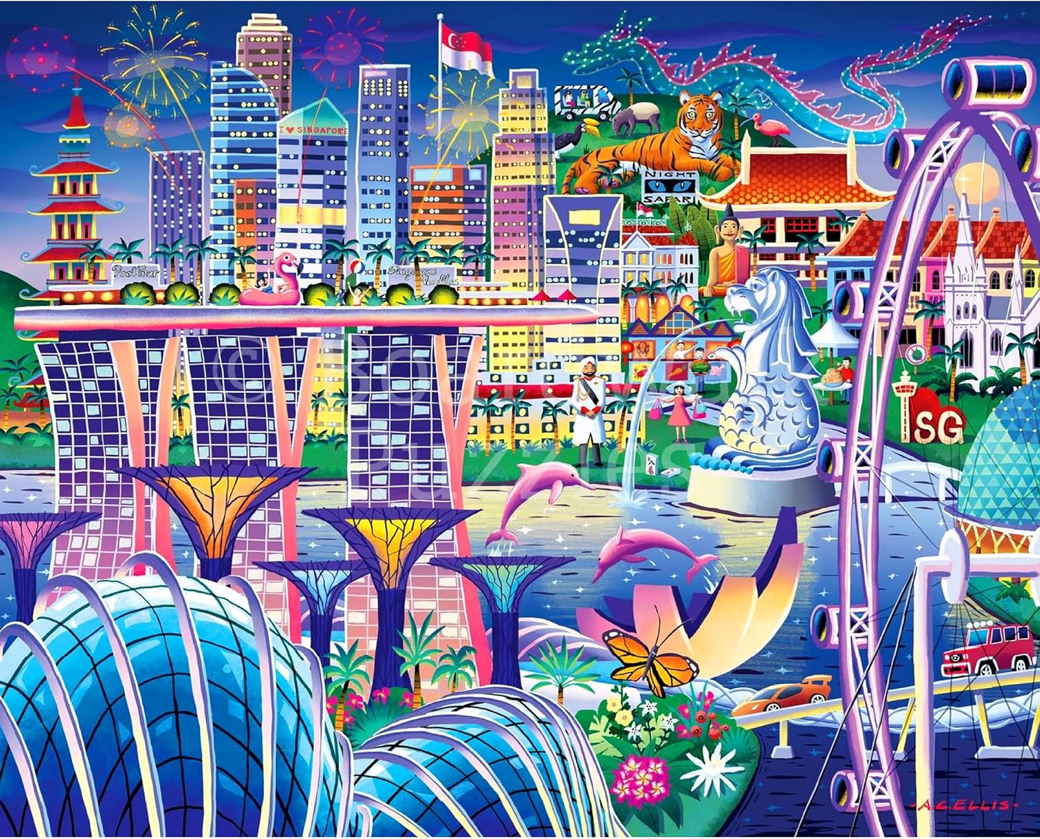 Singapore by Boardwalk - Personal Puzzle - 210 Piece