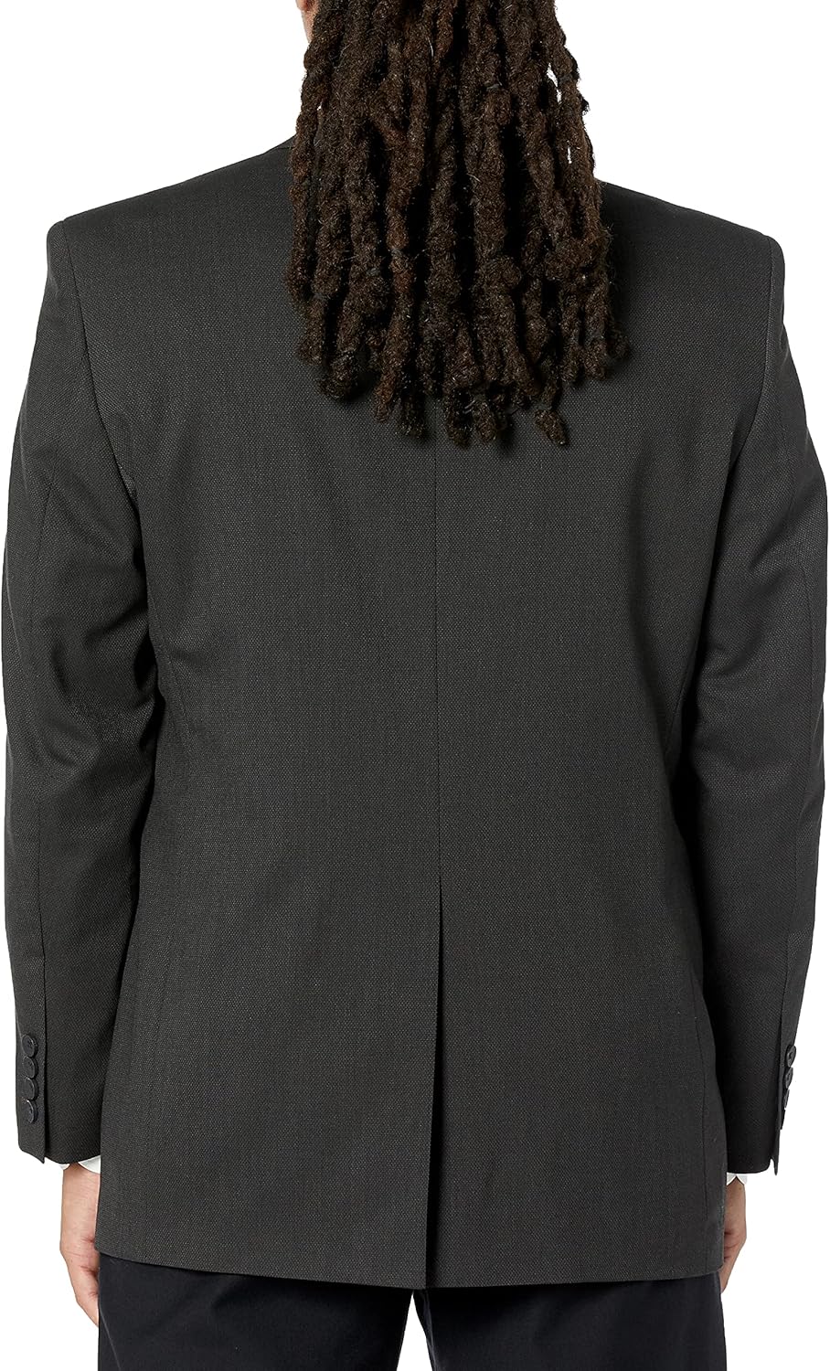 J.M. Haggar Men's 4-Way Stretch Diamond Weave Classic Fit Suit Separate Pant, Charcoal, 46R at  Men’s Clothing store