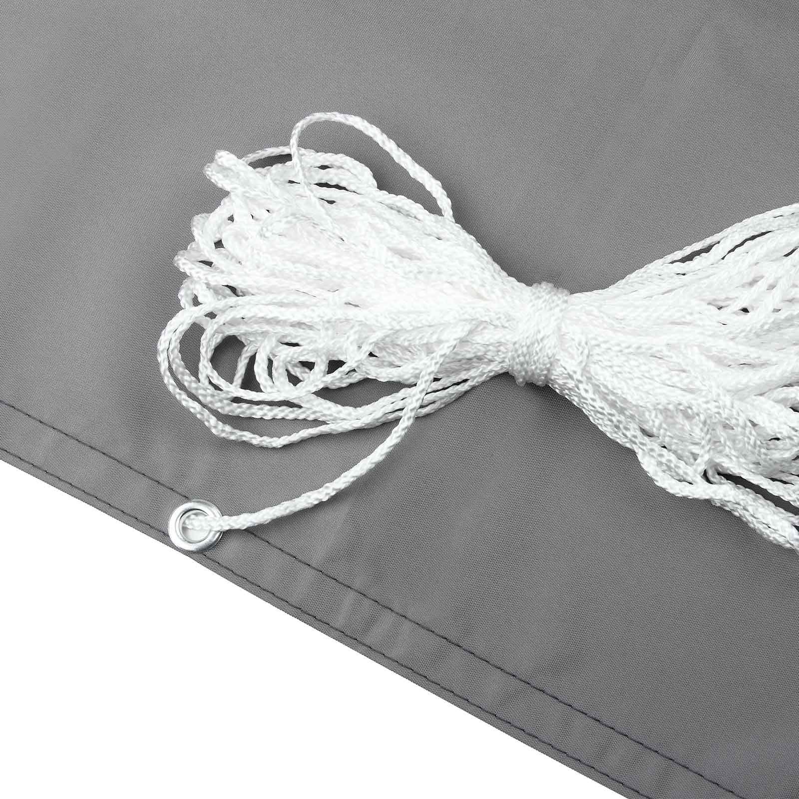 Deuba Privacydoek 500 x 90 cm UV-bescherming 50 Waterafstotend Kunststof Privacyscherm Balkon Balkonscherm Windscherm Zijluifel Beton-look