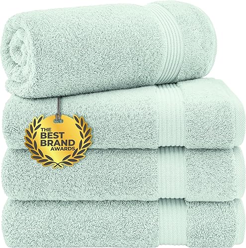 Miniatura 91 de Cotton Paradise Toalla de baño extragrande de 100% algodón de 40 x 80 pulgadas, toallas de baño turcas extragrandes para el baño, toalla de baño