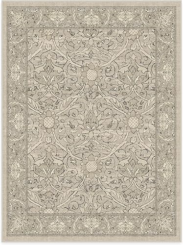 Vista 182 de RUGGABLE x Morris & Co Tapete prémium de pasillo lavable, para pasillo, cocina, entrada, sala de estar, dormitorio u oficina, con base Madreselva