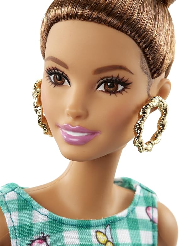Barbie Fashionistas Doll 50 Emerald Check