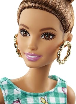 Barbie Fashionistas Doll 50 Emerald Check