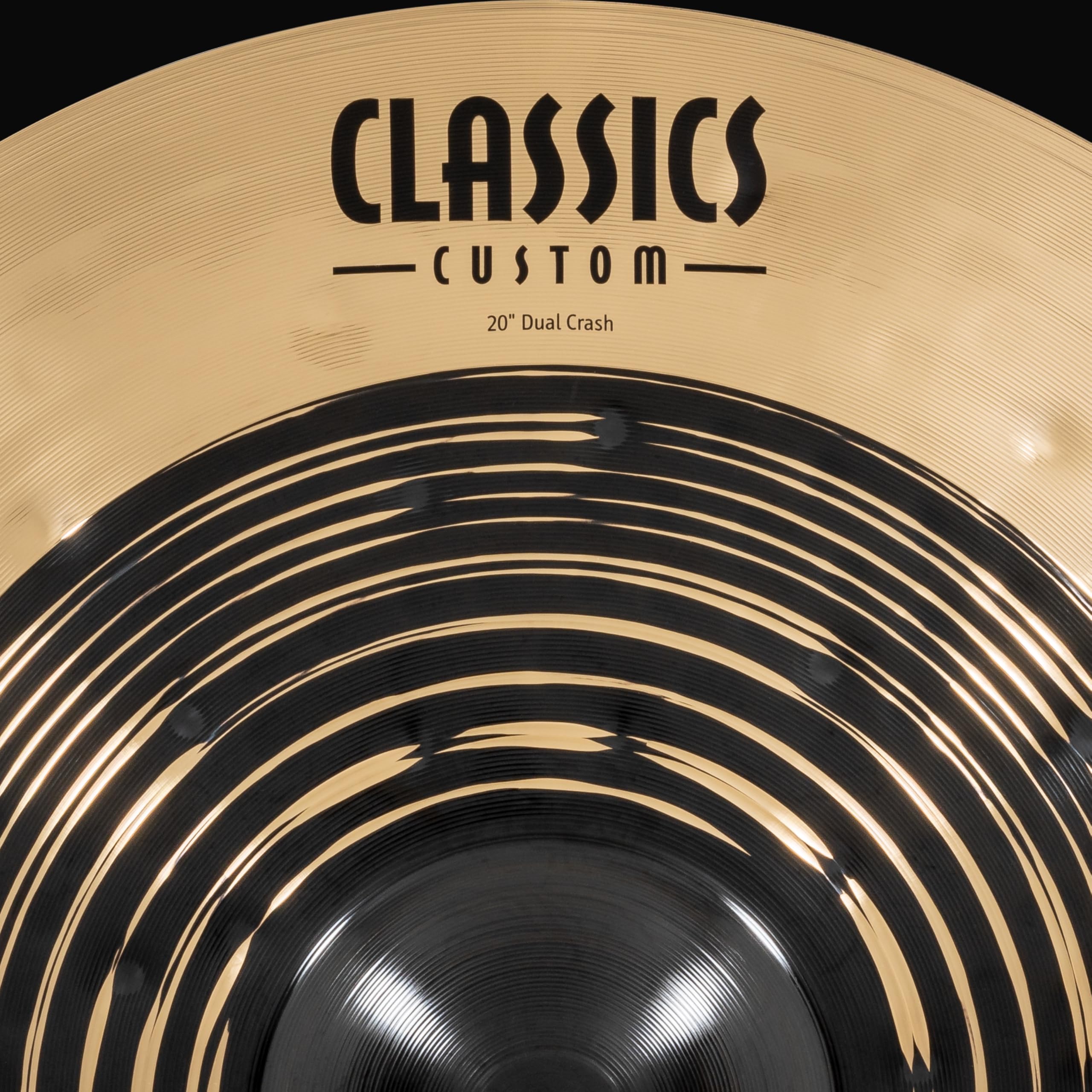 Meinl Cymbals Classics Custom Dual Cymbale Crash 20 pouces (Vidéo) pour Batterie (50,80cm) Bronze B12, Deux Finitions - Fabriquée en Allemagne (CC20DUC)