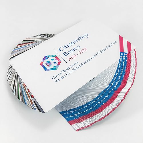 Miniatura 2 de Citizenship Basics - Tarjetas didácticas para la entrevista de naturalización de los Estados Unidos USCIS 100 preguntas civiles
