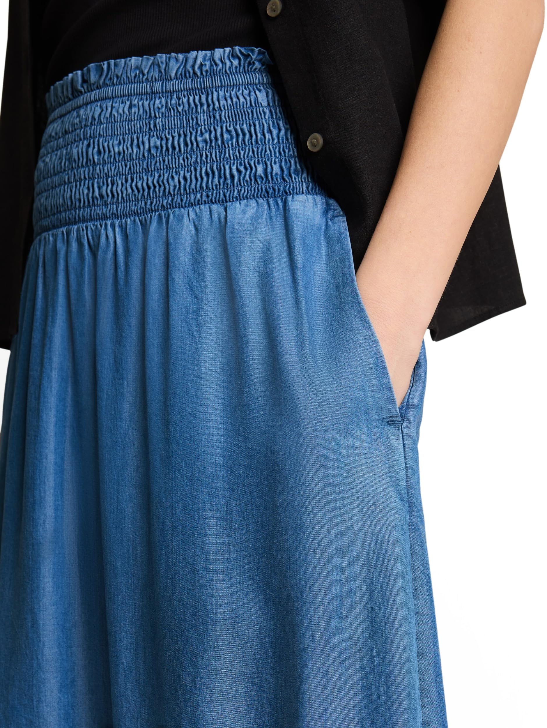 TOM TAILOR Skirt Denim Look