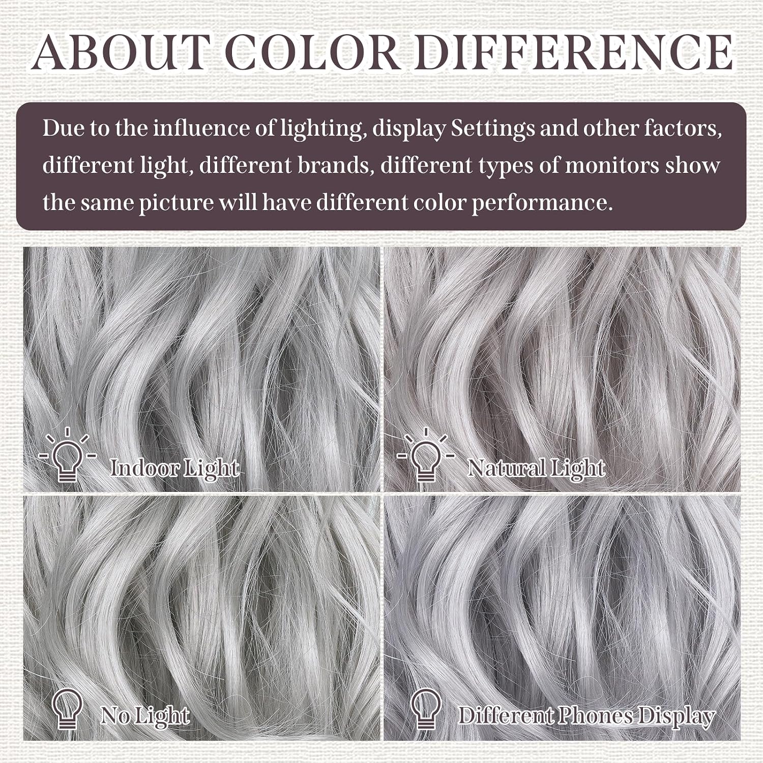 Grey Wig 26 inch Long Wavy Silver Wigs for Women, 13X4X1 HD T-part Synthetic Lace Front Wig Natural Looking As Human Hair Middle Part Pre Plucked Glueless Wigs for Daily Party Cosplay Use