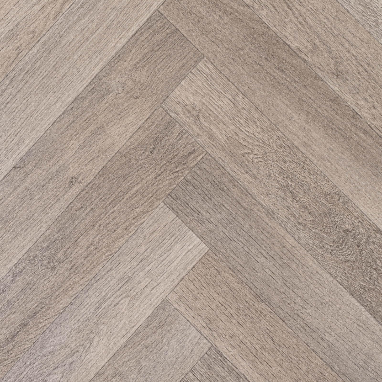 Light Wood Herringbone Effect Magic Vinyl Flooring 2.8mm Thick Lino Roll Bathroom Kitchen (4m Wide x 4m Long)