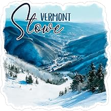 Stowe Vermont Sticker 4 Inch - Waterproof Vinyl Decal for Laptop Water Bottle Car Tumbler - Durable Aesthetic Long-Lasting Stickers for Adults ID44990