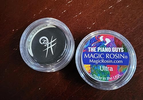 Miniatura 12 de The Piano Guys Rosina mágica colofonia para violín, colofonia para violonchelo, colofonia para violonchelo, resina de polvo ligero y bajo, Libro