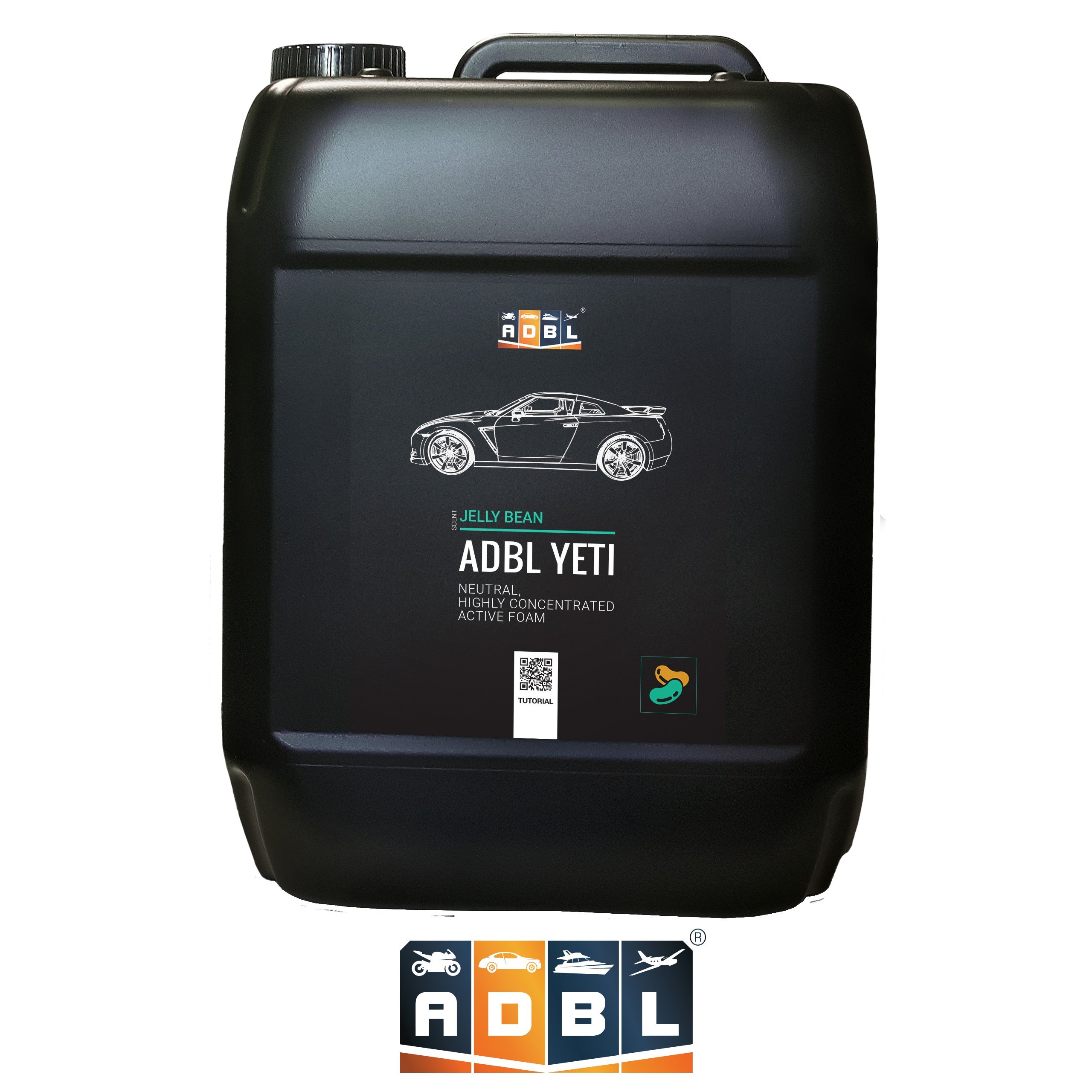 ADBL Snow Foam Shampoo Schaum Reinigungsschaum Aktivschaum pH-Neutral 5 Düfte in 3 Größen erhältlich (5 L Jelly Bean)