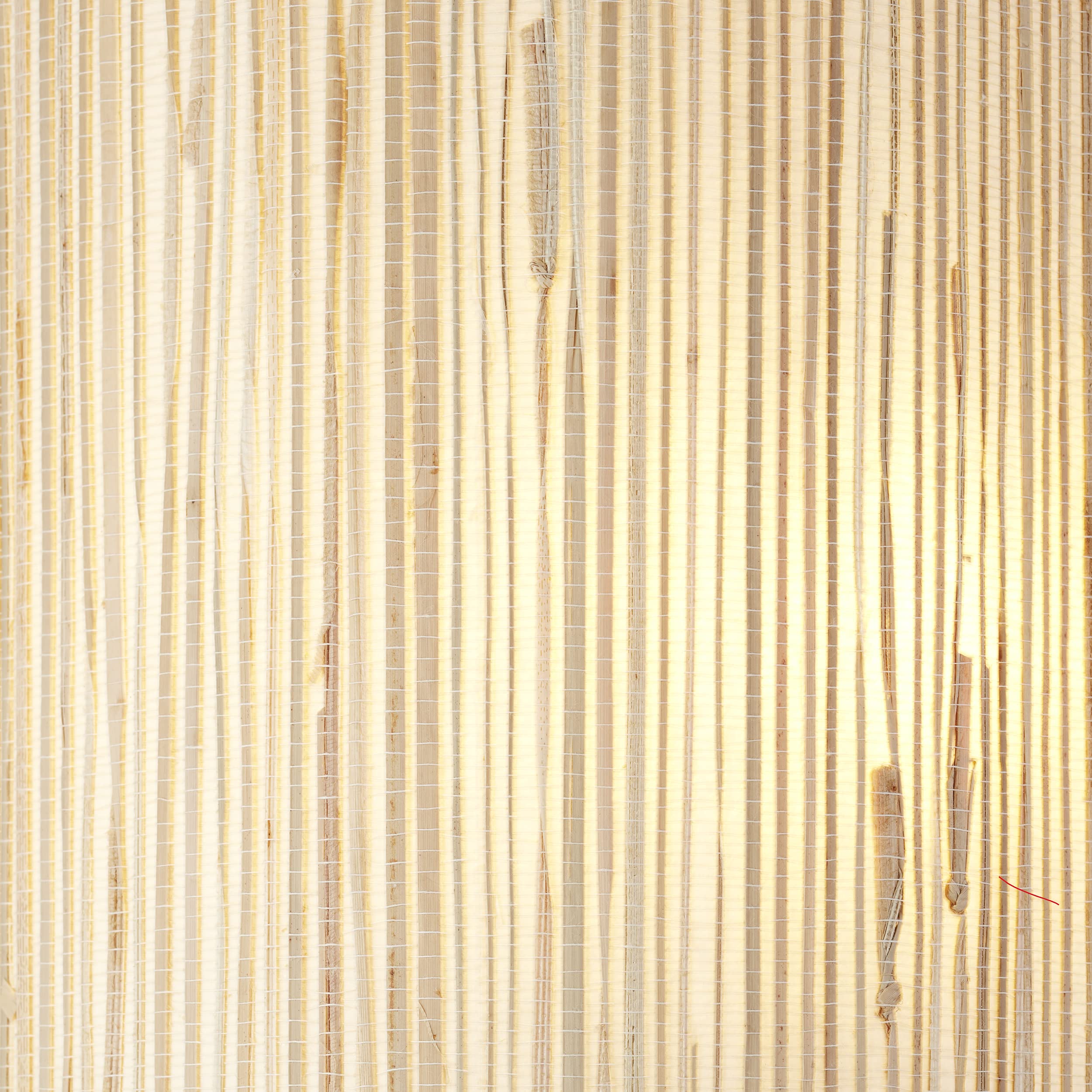 Lightbox Applique murale style nature - 26 x 23 cm - spot mural décoratif avec abat-jour en jonc de mer - dimmable uniquement avec variateur externe - pour le salon - douille E27 - en métal/jonc de