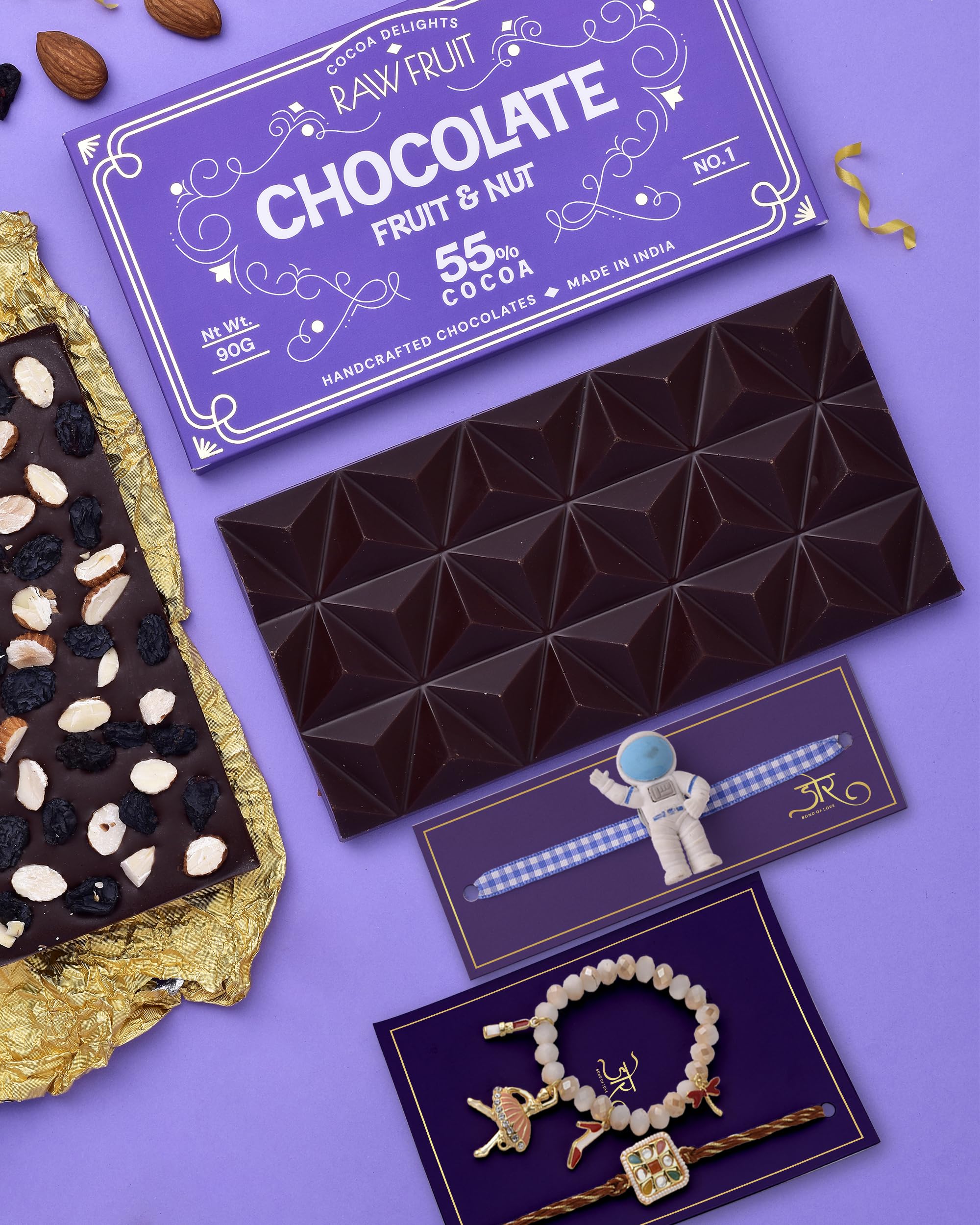 HYPERFOODS Rakhi For Brother And Bhabhi With Chocolates Fruit&Nuts Chocolate Bar Bhaiya Bhabhi Rakhi Gift Pack Rakhi For Kid,90 Grams (B0CCS5BLMF) Amazon Price History, Amazon Price Tracker