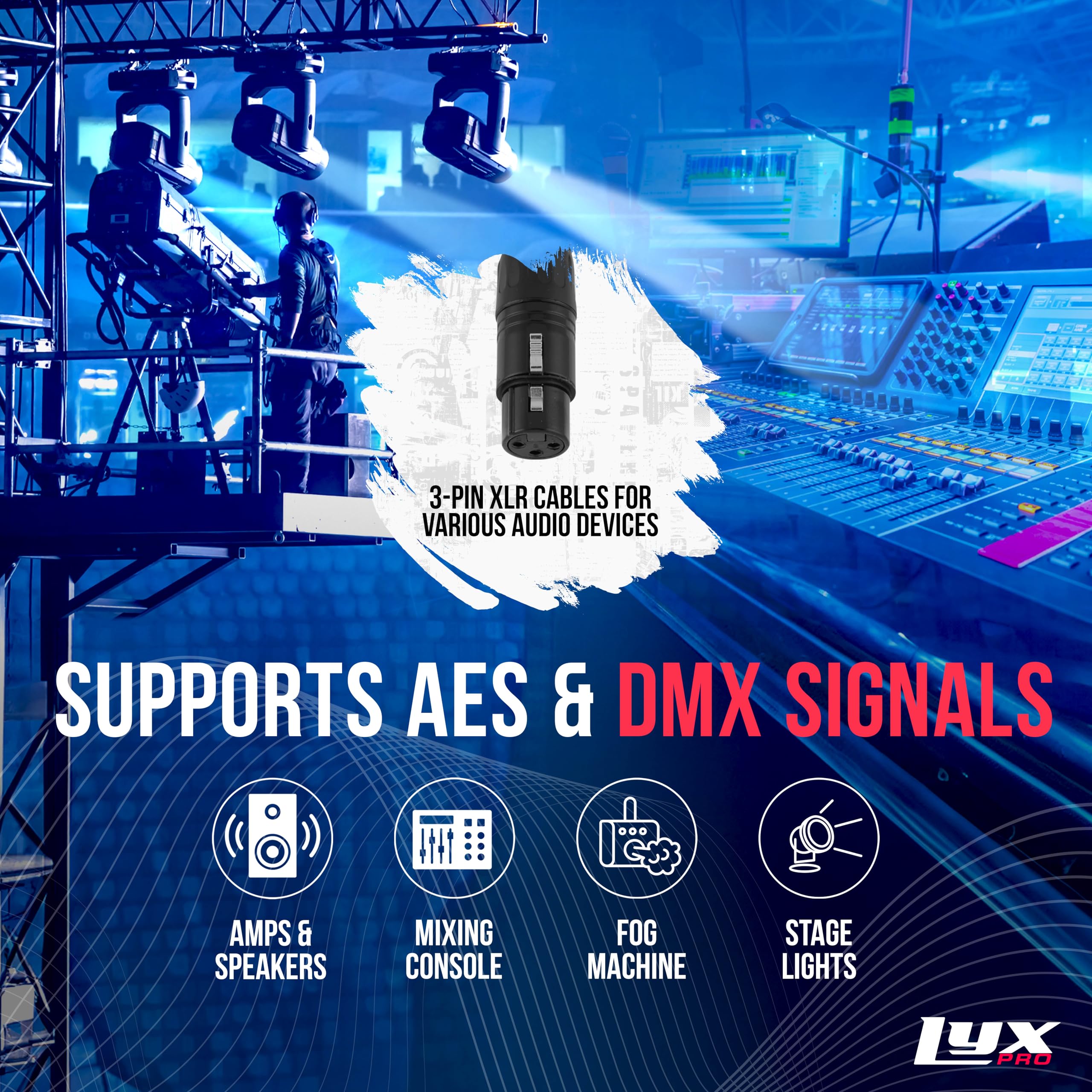 Amazon.com: LyxPro 8-Channel Female XLR to RJ45 Ethercon Audio
