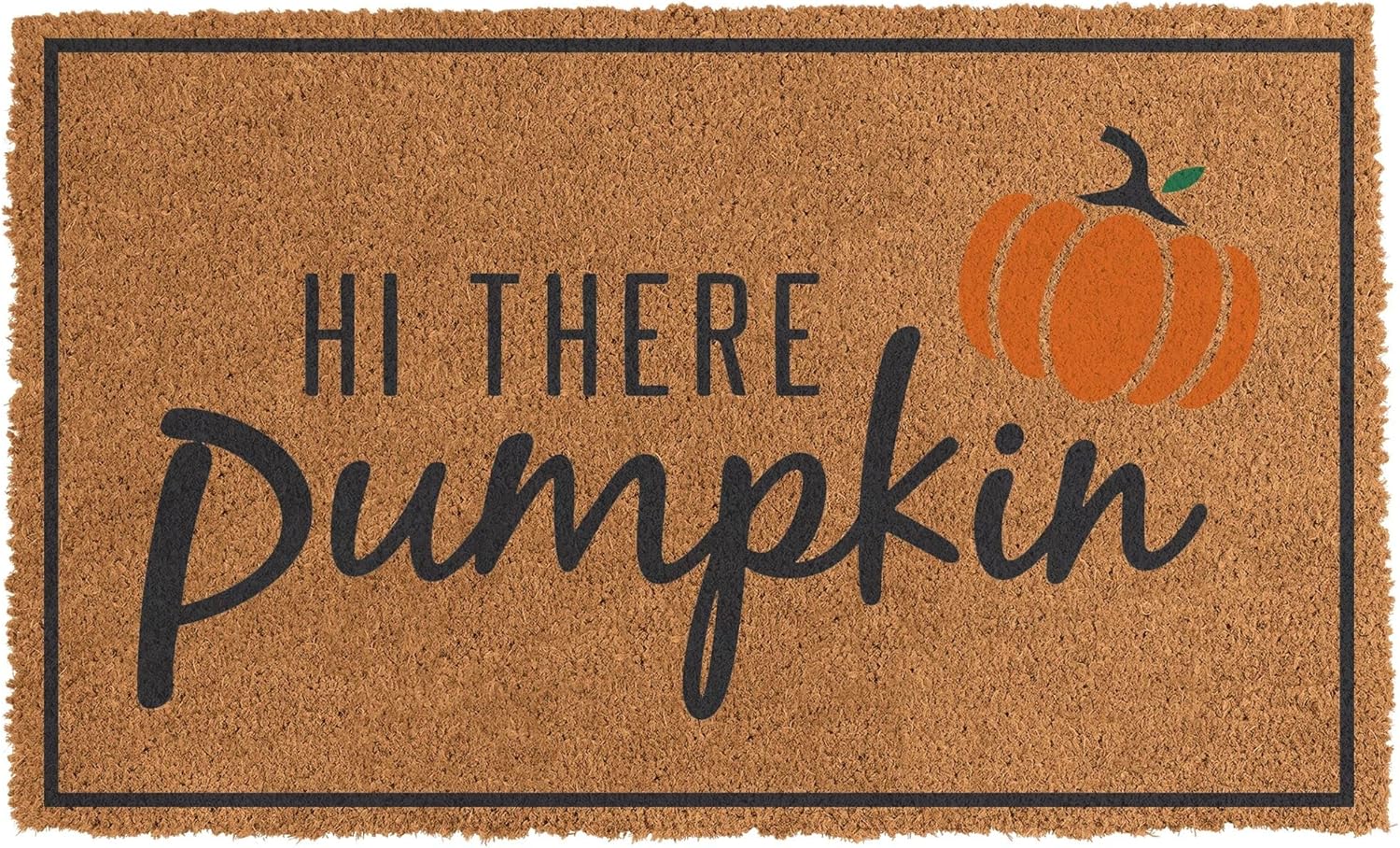 Amscan Rectangular Vinyl Doormat, 17.75" x 29.5" (1 Piece) - Non-Slip, Durable & Easy to Clean, Perfect for Halloween & Home Decor, Wipe Your Feet, Brown & Red