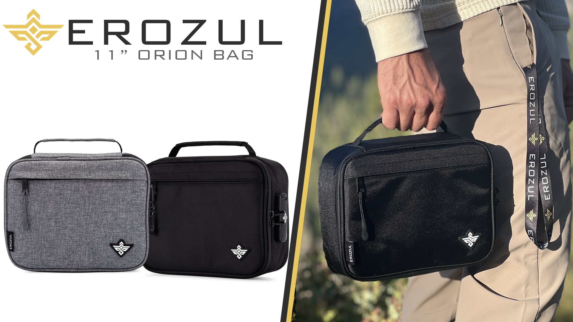 Amazon.com: Erozul Exodus Storage Travel Bag with Combination Lock